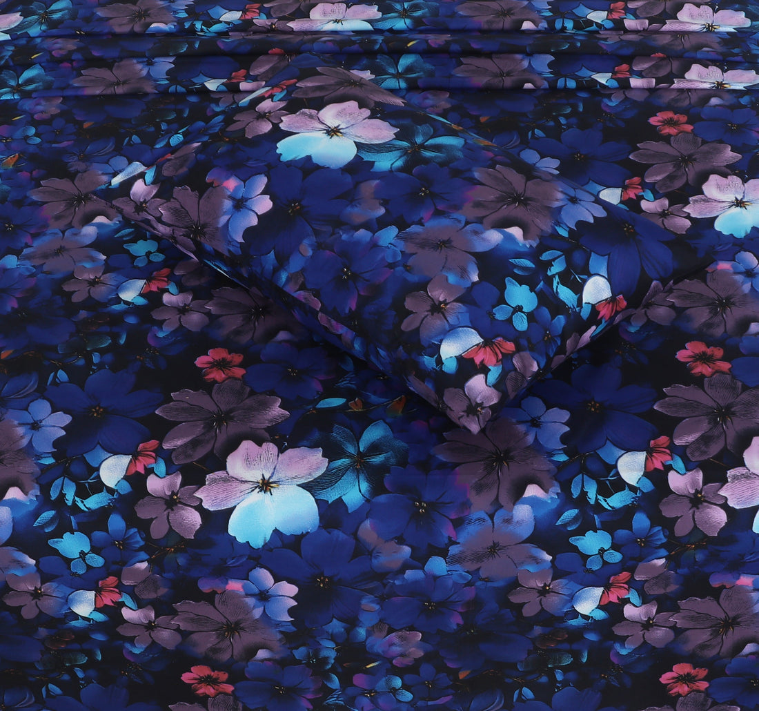 Blue Petals bedsheet set – BS17