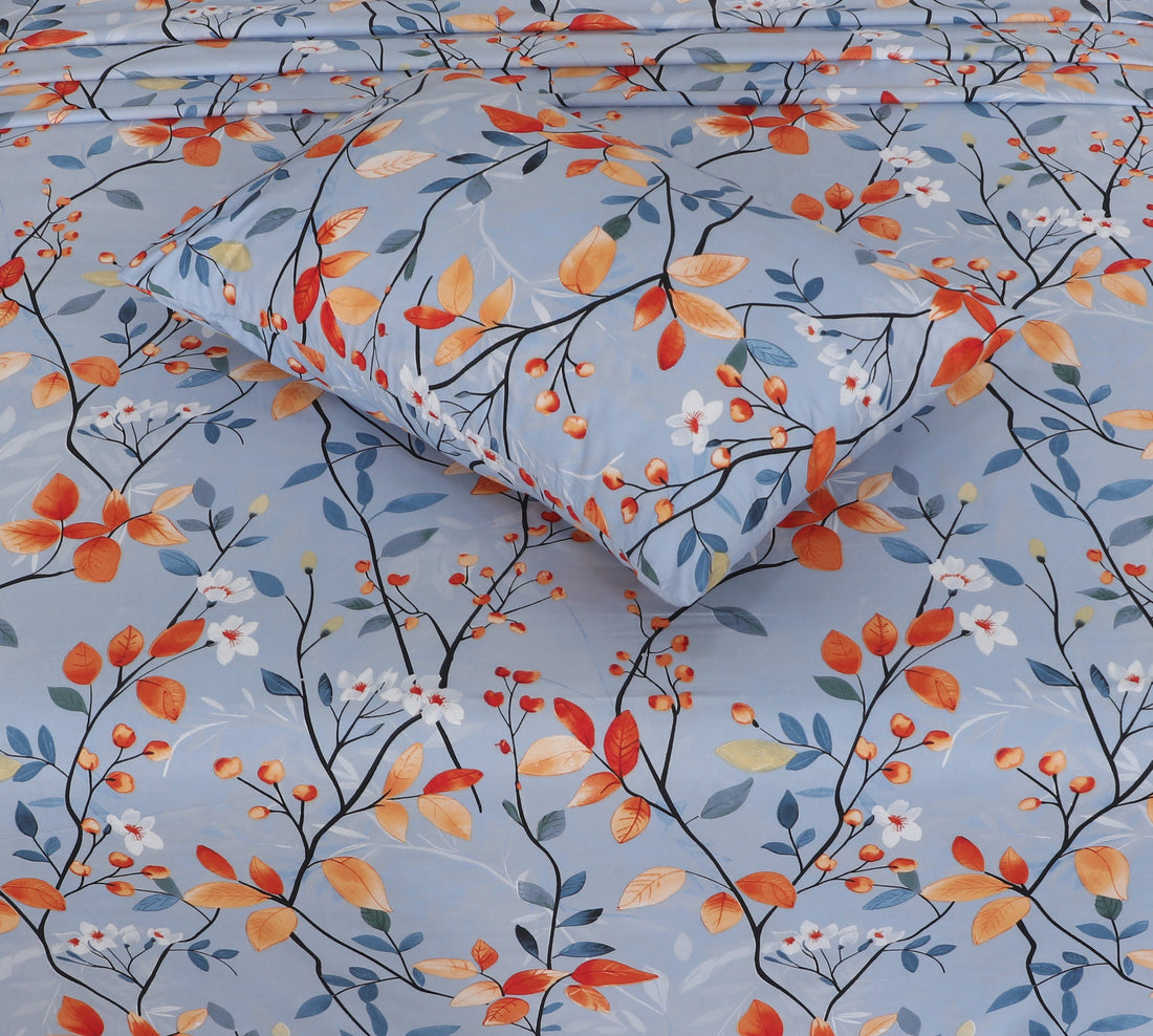 Serene Blooms fittedsheet set – BS20