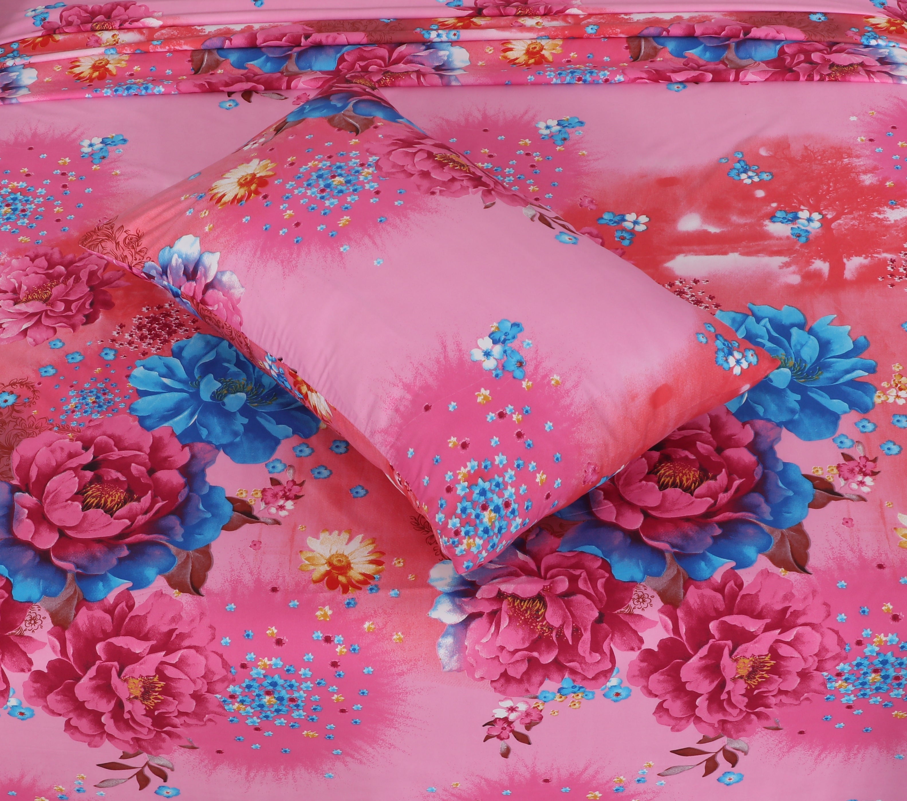 Majestic Pink bedsheet set – BS19