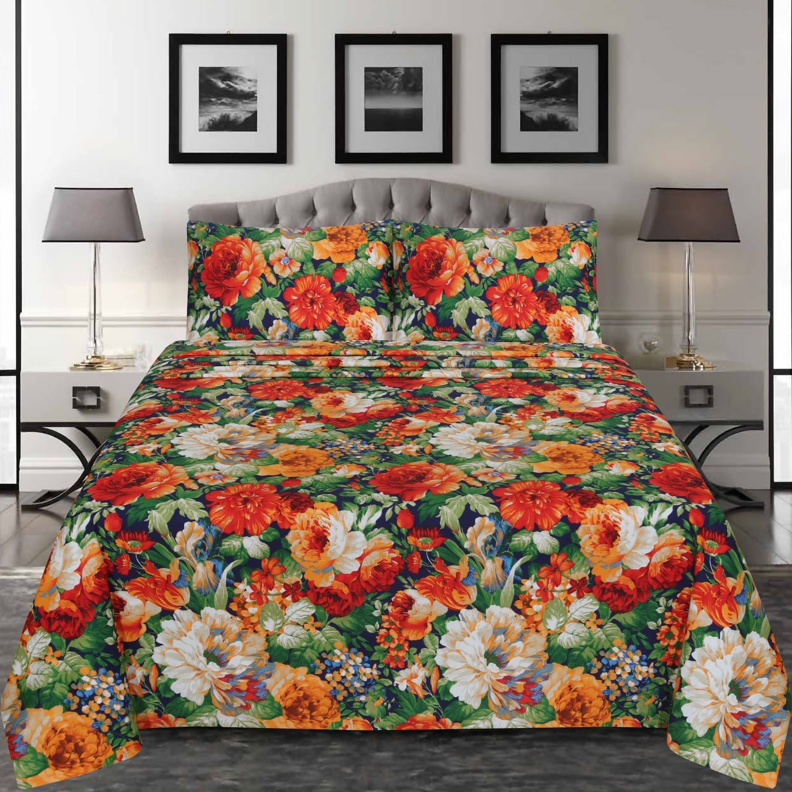 Floral Fantasy Bedsheet set – BS14