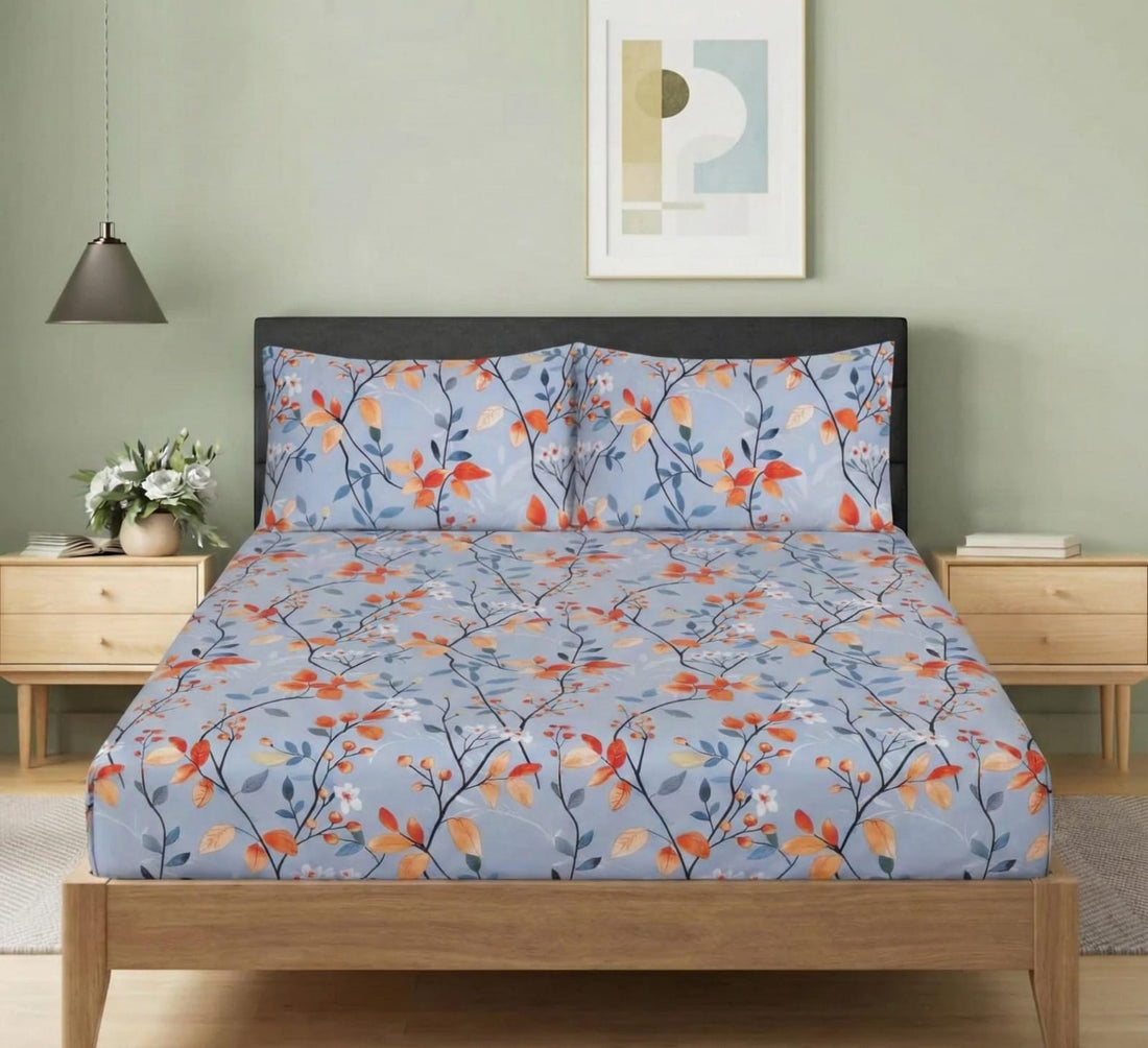 Serene Blooms fittedsheet set – BS20