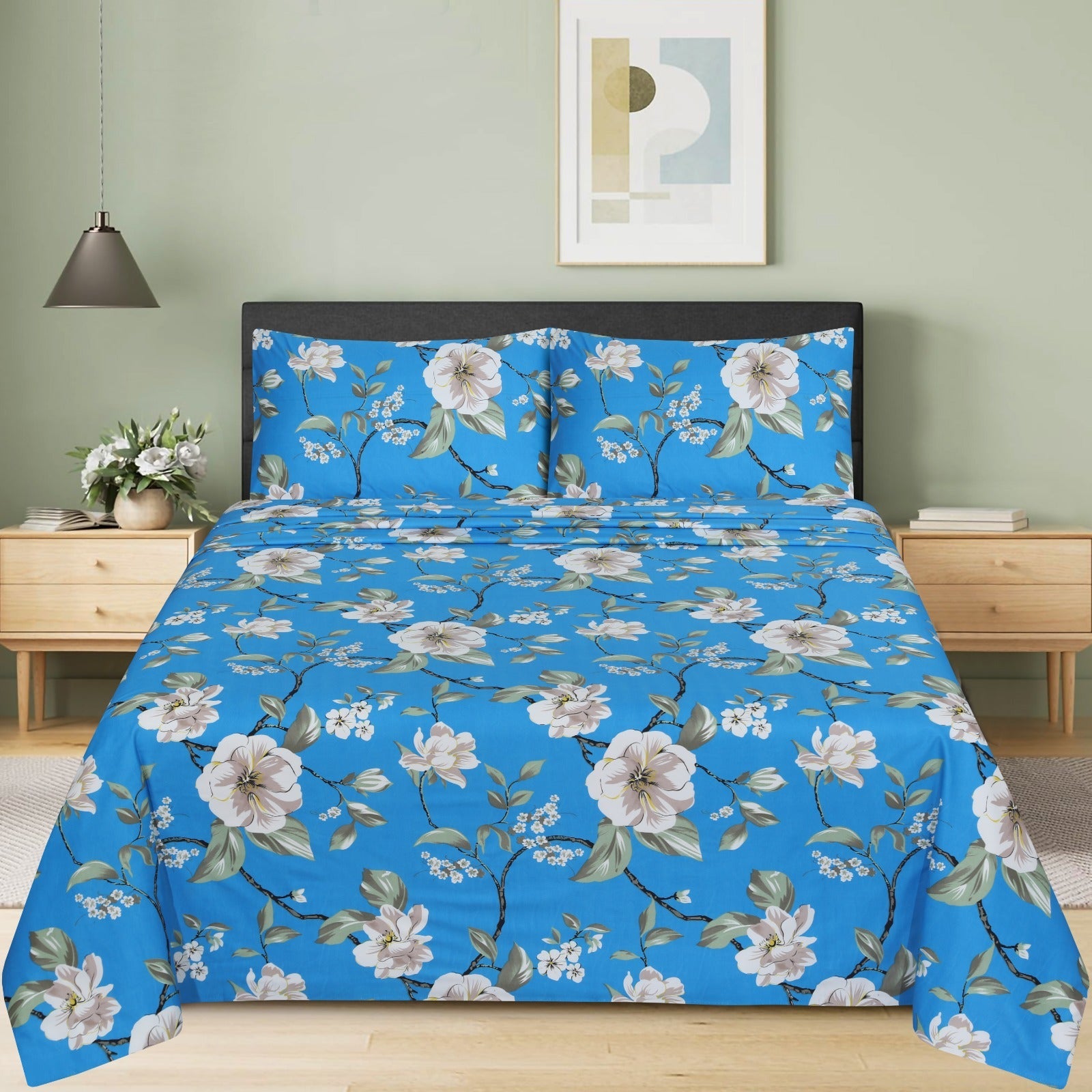 Blue Sky Garden bedsheet set – BS22