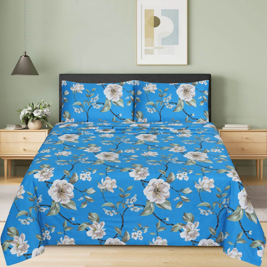 Blue Sky Garden bedsheet set – BS22