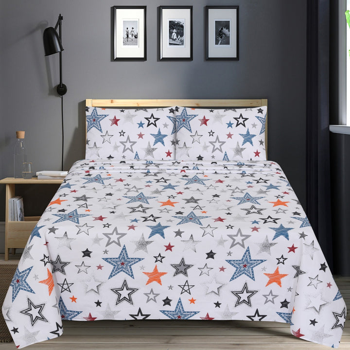 Starry Nights cotton bedsheet set – BS27