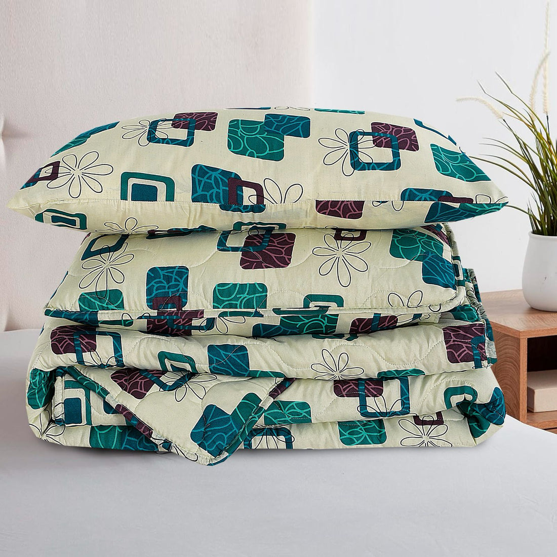 Abstract Square - 7PCS Cotton Punch