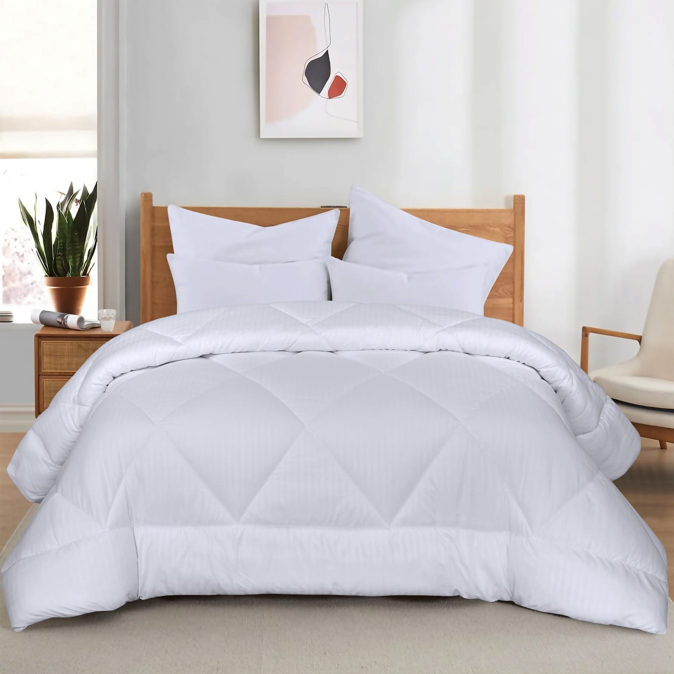 Micro Stripe Comforter – Luxurious